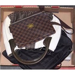 FLAT OF USED DESIGNER PURSES GUESS PURSE,WALLET