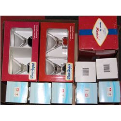 FLAT OF COLLECTIBLE GLASSES,OLYMPIC GAMES AND LAS