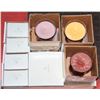 Image 1 : NEW FLAT OF PARTYLITE SCENTED CANDLES, 3 LARGE JAR