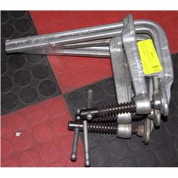 BUNDLE OF 3 BESSEY BRAND WELDING C CLAMPS,1200LB