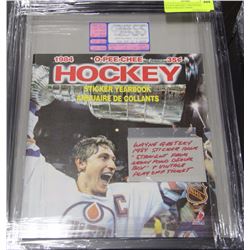 WAYNE GRETZKY 1984 STICKER BOOK STRAIGHT FROM