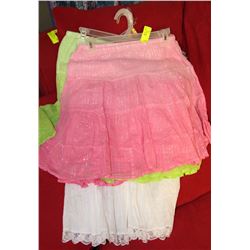 NEW BUNDLE OF 4 SUMMER CRINKLE SKIRTS