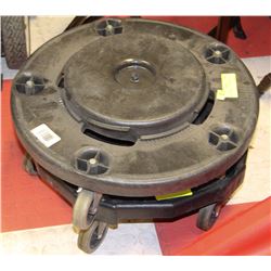 WHEEL BASE FOR GARBAGE BIN X2