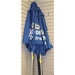 2 LARGE CORONA SUN UMBRELLAS