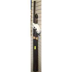 LOT OF METAL CURTAIN RODS VARIOUS SIZES AND STYLES