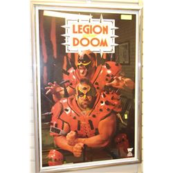 WWF LEGION OF DOOM FRAMED POSTER 26"X 38 "