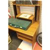 Image 1 : COMPUTER DESK WITH HUTCH, PULL OUT KEYBOARD, CD