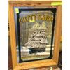 Image 1 : CUTTY SARK 100% WHISKY FRAMED MIRRORED ADVERTISING