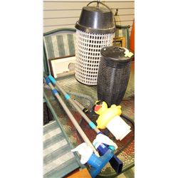 2 BUG ZAPPERS & POOL  ACCESSORIES