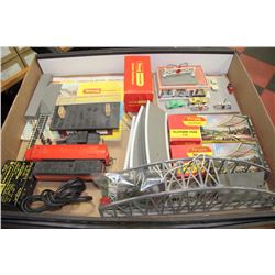 TRI-ANG TRAIN SET AND ACCESSORIES ( MADE IN