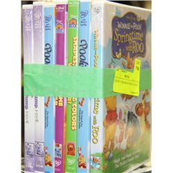 LOT OF 7 CHILDRENS DISNEY DVD'S