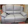 Image 1 : NEW LIGHT GREY ELECTRIC RECLINING LEATHERETTE