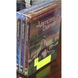 SEASONS 1-3 OF THE VAMPIRE DIARIES DVD BOX SETS