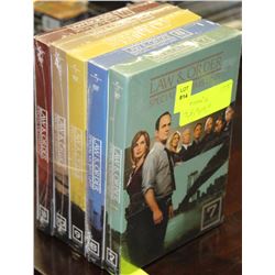 SEASONS 7-11 OF LAW AND ORDER DVD BOX SETS