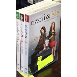 SEASONS 1-3 OF RIZZOLI AND ISLES DVD BOX SETS