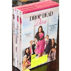 SEASONS 1-3 OF DROP DEAD DIVA DVD BOX SETS