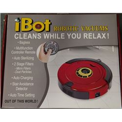 BRAND NEW IBOT ROBOTIC VACUUM WITH REMOTE