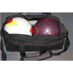 LOT OF 2 TEN PIN BOWLING BALLS