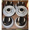Image 1 : LOT OF 6 INSULATORS LAPP GAMMA  ANSI 55-5