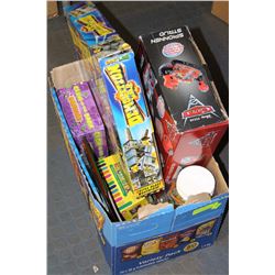 BOX WITH CARS INCL. SPY BATTLE,HAVE A BLAST,GLOW