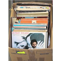 BOX OF RECORD LP'S