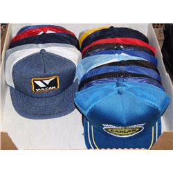 BOX WITH ASSORTED NEW HATS