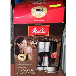 MELITTA 10 CUP THERMAL COFFEE MAKER MODEL 46894C