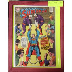 SUPERMAN #206 -1960'S COMIC BOOK DISPLAY 12CENT