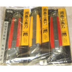 BAG OF 6 UTILITY/CUTTER KNIVES