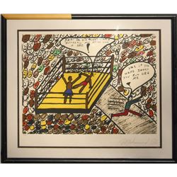 Muhammad Ali, Sting Like a Bee, Serigraph