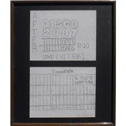 Michael Alig, Disco 2007, Offset Lithograph Diptych