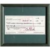Image 1 : Carl Andre, Donation Check Signed