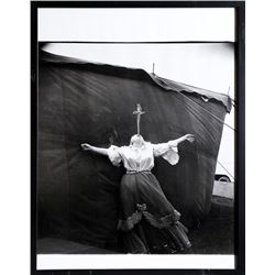 Diane Arbus, Albino Sword Swallower at Carnival, Maryland, Photograph