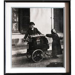 Eugene Atget, Joueur d'Orgue, Poster