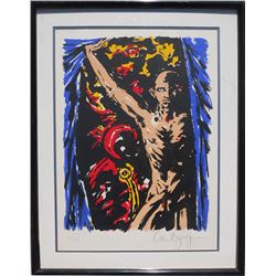 Clive Barker, At the Door of the Primal Room, Woodcut