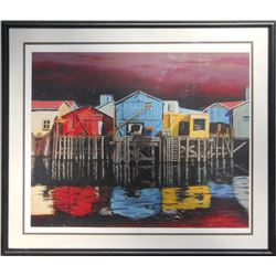 Charles Bronson, Late Red Sky, Lithograph