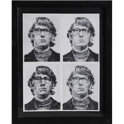 Chuck Close, Keith, Four Offset Prints