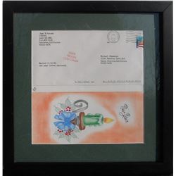 Juan Corona, New Year Candle, Greeting Card with Envelope