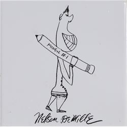 Nelson DeMille, Pencil Man, Ceramic Tile