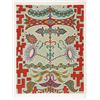 Image 1 : Edouard Dermit, Flowers on Pattern, Silkscreen #