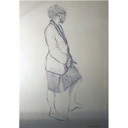 Peter Falk, Sweater Girl, Lithograph