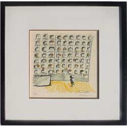 Federico Fellini, Il Casanova - Il Teatro Di Dresda for the United Nations, Lithograph