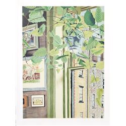 Henry Fonda, Hanging House Plant, Lithograph #