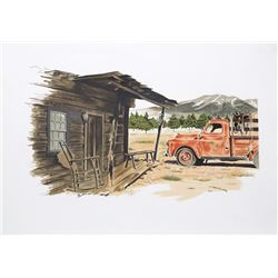 Henry Fonda, Red Truck, Lithograph #