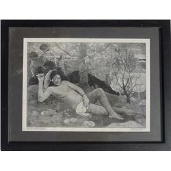 Paul Gauguin, Te Arii Vahine The King's Wife , Lithograph