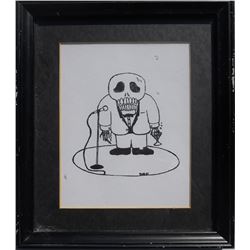 Bobcat Goldthwait, Stand Up Comedian, Marker Drawing