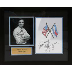 Tommy Hilfiger, Flags Doodle for Hunger, Crayon Drawing and Photograph #