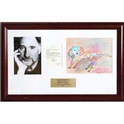 Judd Hirsch, Doodle for Hunger, Color Pencil Drawing by Daughter #
