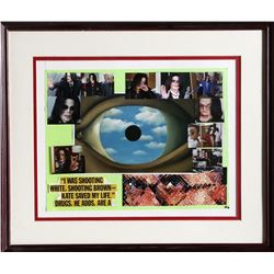 Sally Kirkland, Magritte and Michael Jackson, Magazine Paper Collage