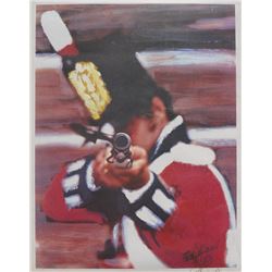 Evel Knievel, Fire!, Lithograph